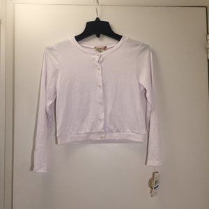Girls Speechless white cardigan